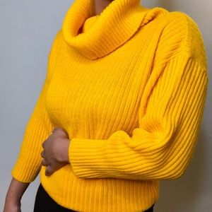 Yellow Turtleneck sweater